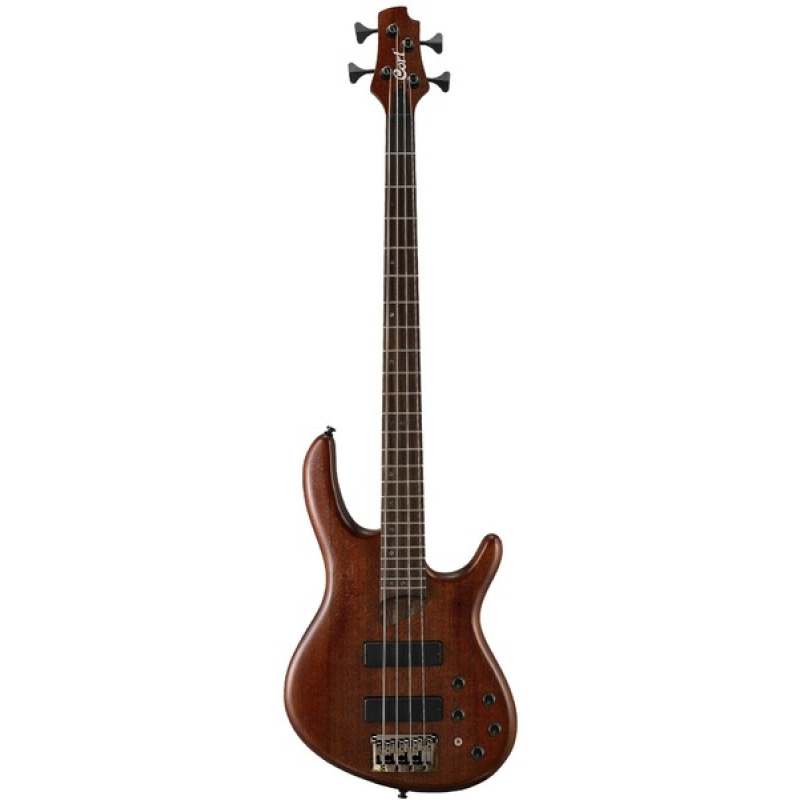 Cort B4 4-String Bass Guitar Open Pore Mahogany